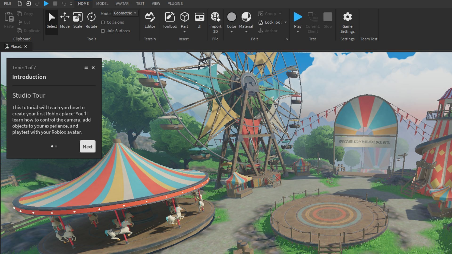 Develop a Roblox game easily (Image via Roblox)